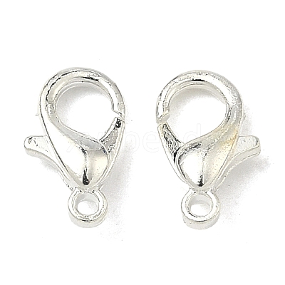 Zinc Alloy Lobster Claw Clasps PALLOY-R042-301-S-NF-1