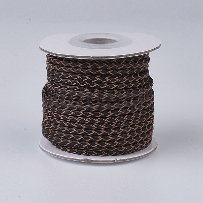 Braided Leather Cords WL-P002-02-A-1