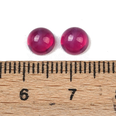 Lab Grown Red Corundum Cabochons G-B166-01A-1