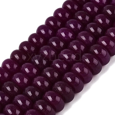 Natural White Jade Beads Strands G-Q613-01F-23-1