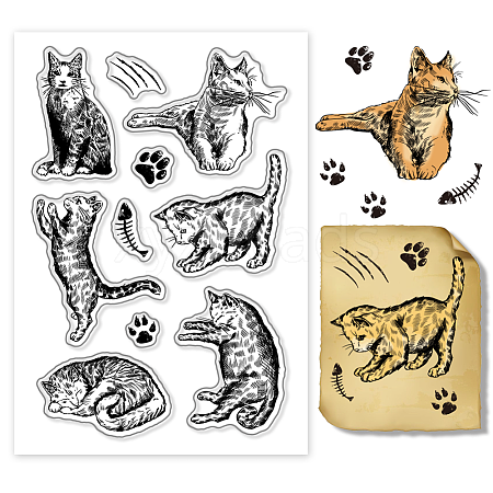 Custom PVC Plastic Clear Stamps DIY-WH0448-0152-1