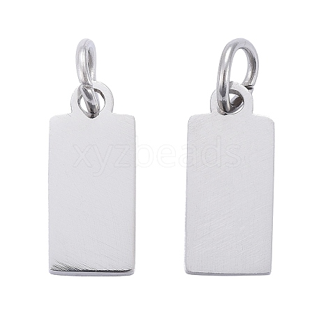 Anti-Tarnish 304 Stainless Steel Pendants STAS-I311-31B-P-1