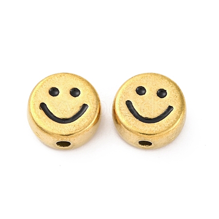 304 Stainless Steel Enamel Beads STAS-B085-08G-04-1