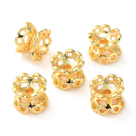 Rack Plating Brass Beads KK-D097-10G-02-1