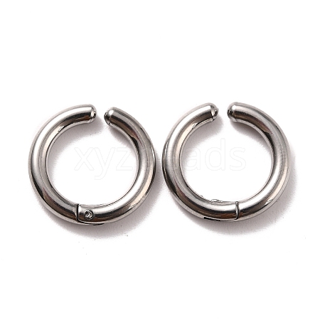 201 Stainless Steel Clip-on Earrings EJEW-Z014-01D-P01-1
