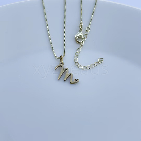 304 Stainless Steel Pendants Necklaces NJEW-WH0027-04M-G-1