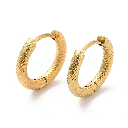 304 Stainless Steel Hoop Earring EJEW-H134-01G-1