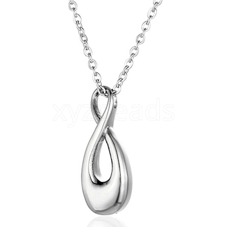 Non-Tarnish Stainless Steel Pendant Necklaces PW-WG23279-01-1