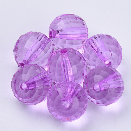 Transparent Acrylic Beads TACR-Q254-8mm-V48-1