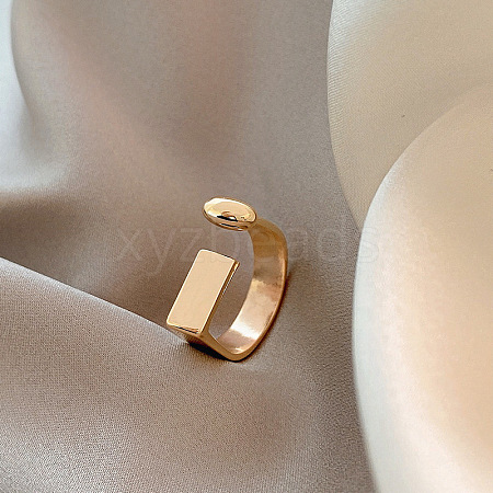 Arch Brass Cuff Open Rings PW-WG8AE5E-01-1