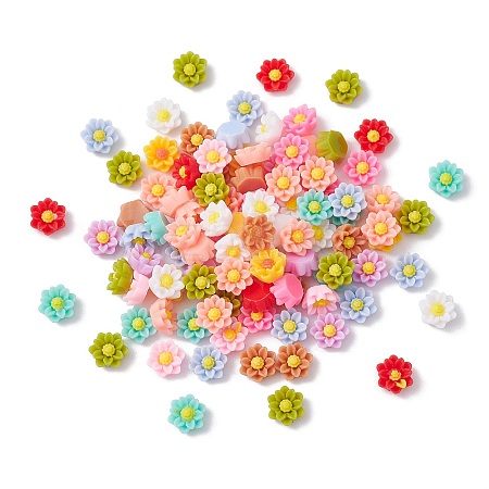 Opaque Resin Cabochons RESI-CJC0012-26G-1