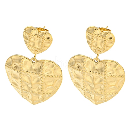 Ion Plating(IP) 304 Stainless Steel Ear Studs EJEW-P270-06B-G-1