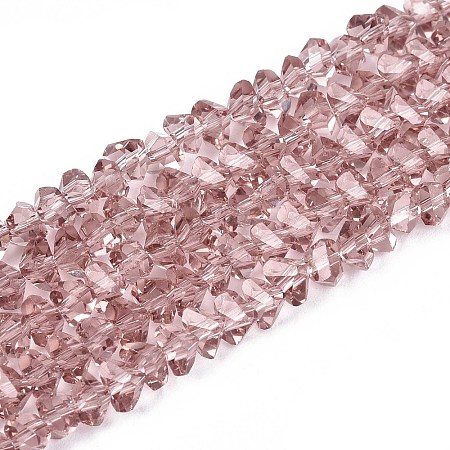 Transparent Glass Beads Strands GLAA-N018-4mm-25-1