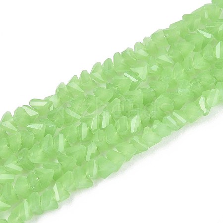 Imitation Jade Glass Beads Strands GLAA-N020-4mm-34-1