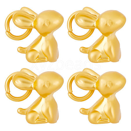 SUNNYCLUE 20Pcs Matte Style Alloy Rabbit Charms FIND-SC0003-87-1