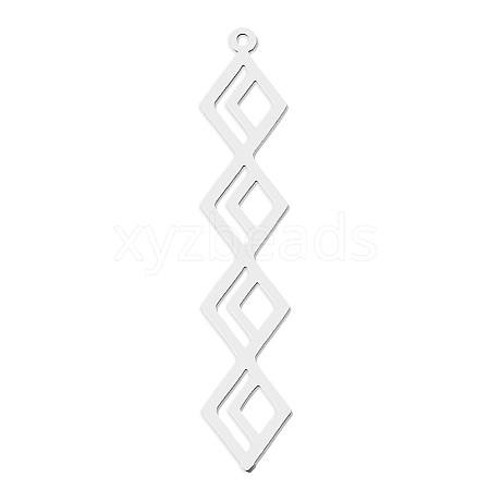 Non-Tarnish 201 Stainless Steel Pendants STAS-S105-LA775-1-1