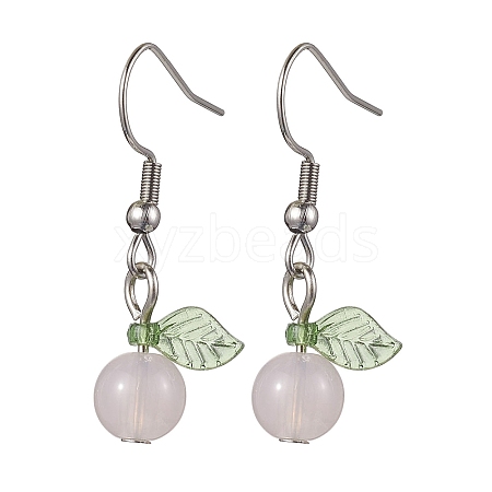 Acrylic Dangle Earrings EJEW-JE05750-03-1