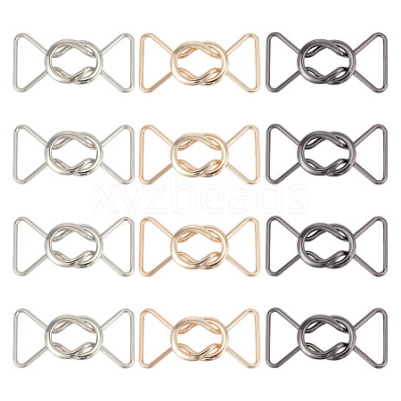 Olycraft 12Pcs 3 Colors Alloy Belt Buckles FIND-OC0002-91B-1