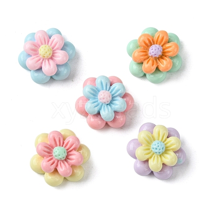 Opaque Resin Decoden Cabochons RESI-K038-01-1