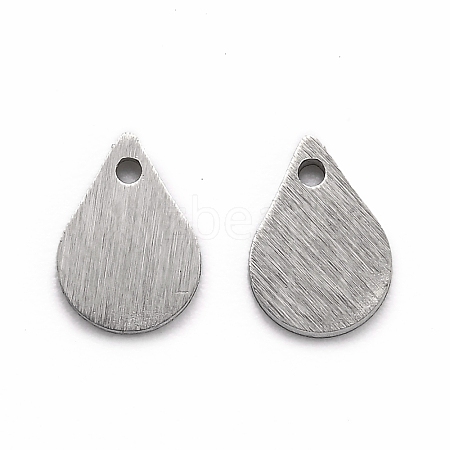 304 Stainless Steel Pendants STAS-O133-05H-P-1