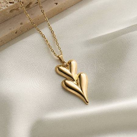 304 Stainless Steel Pendant Necklaces for Women WG28923-01-1