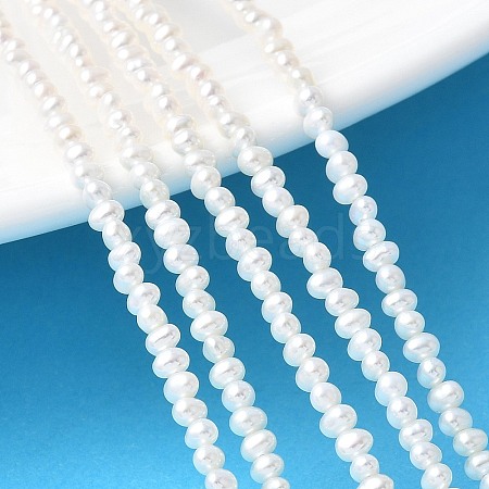 Natural Cultured Freshwater Pearl Beads Strands PEAR-I007-07F-01B-1