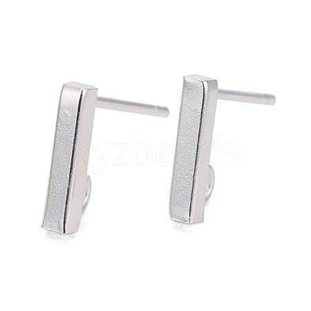 304 Stainless Steel Stud Earring Findings X-STAS-G224-21S-03-1