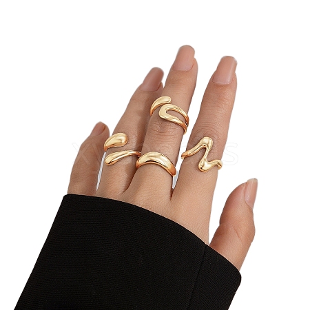 Alloy Cuff Open Rings PW-WG7D333-06-1