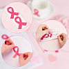 PVC Breast Cancer Pink Awareness Ribbon Sticker DIY-WH0431-01-4