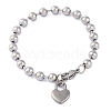 304 Stainless Steel Bracelets BJEW-M001-01P-01-1