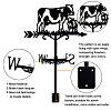 Orangutan Iron Wind Direction Indicator AJEW-WH0265-015-3