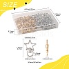 40Pcs 2 Colors Alloy Swivel Snap Hook Clasps FIND-FS0004-73C-4