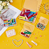 32Pcs 4 Styles Transparent Plastic Storage Boxes CON-BC0007-95-4