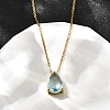 304 Stainless Steel Necklaces NJEW-R022-01G-03-2