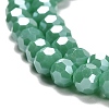 Electroplate Opaque Glass Beads Strands EGLA-A035-P6mm-A13-3