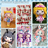 2Sheets 2 Styles Resin Doll Eyes Stickers AJEW-PH0008-85-5