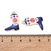 Printed Brass Pendants KK-CBA42CA-09G-05-3
