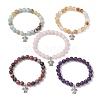 5Pcs Natural Gemstone Beaded Stretch Bracelets for Women BJEW-JB11399-2