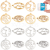 DICOSMETIC 16Pcs 4 Style 201 Stainless Steel Pendants STAS-DC0008-73-1