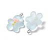 Christmas Transparent Resin Pendants RESI-E022-02P-04-3