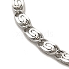 304 Stainless Steel Lumachina Chain Bracelets BJEW-C079-01B-P-2