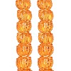 Electroplate Baking Paint Transparent Glass Beads Strands GL-CBA17FF-02B-2