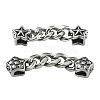 2Pcs 2 Styles 304 Stainless Steel Connectors STAS-CJ0002-51-3