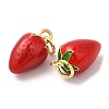 Brass Enamel Charms KK-Q775-18G-2