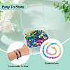 2 Strands Gradient Color Electroplated Synthetic Non-magnetic Hematite Beads Strands G-TA0002-86C-4