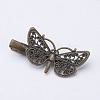 Iron Alligator Hair Clip Findings PHAR-D008-A01-1