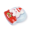 Christmas Theme Resin Cabochons RESI-H162-09C-2