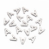 Non-Tarnish 304 Stainless Steel Letter Charms X-STAS-O072-A-2