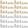520Pcs Brass Rhinestone Spacer Beads RB-PA0001-07B-7