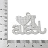 Alloy with Enamel Pendants PALLOY-D290-12P-3